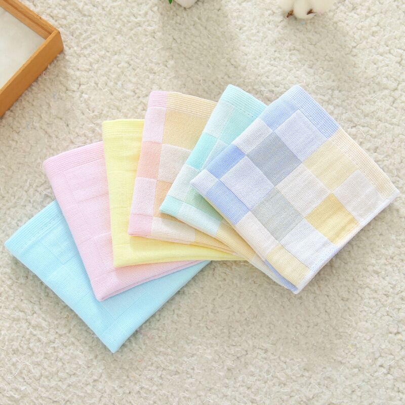 Premium Soft Natural 100% Organic Cotton Gauze Newborn Baby Washcloths Towels