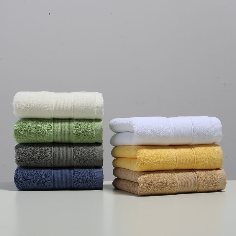 100% Cotton Plain White Hotel Balfour Towel 21s 600gsm Bath Towel Set