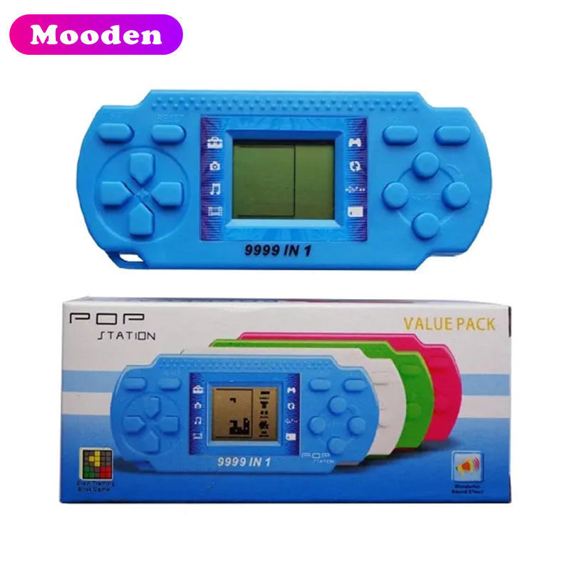 J ZC3050B Mini Retro Handheld Game Console 9999 in 1 Electronic Classic Brick Game Player Promotion Gift Toy