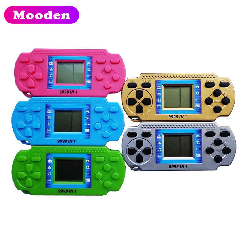 J ZC3050B Mini Retro Handheld Game Console 9999 in 1 Electronic Classic Brick Game Player Promotion Gift Toy