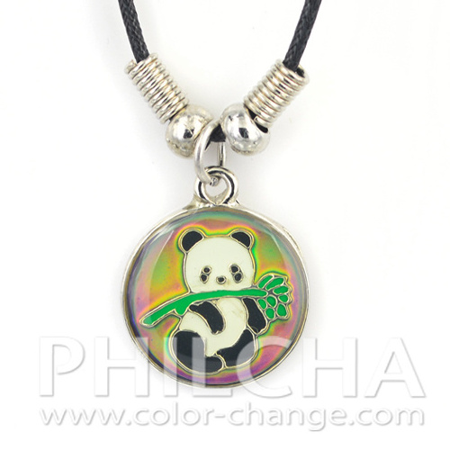 Fashion Children Jewelry Mood Necklace with Panda Pendant For Children