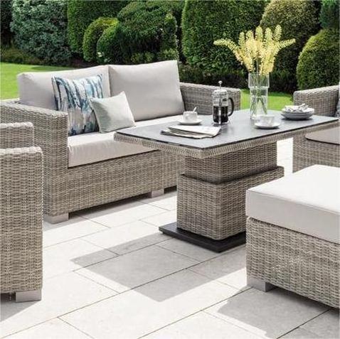 Hot Sell Modern Corner Nordic Home Lounge Rattan Circle Wicker Patio Sectional Outdoor Garden Sofa