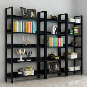 used contemporary wooden bookcase shelves for library furniture