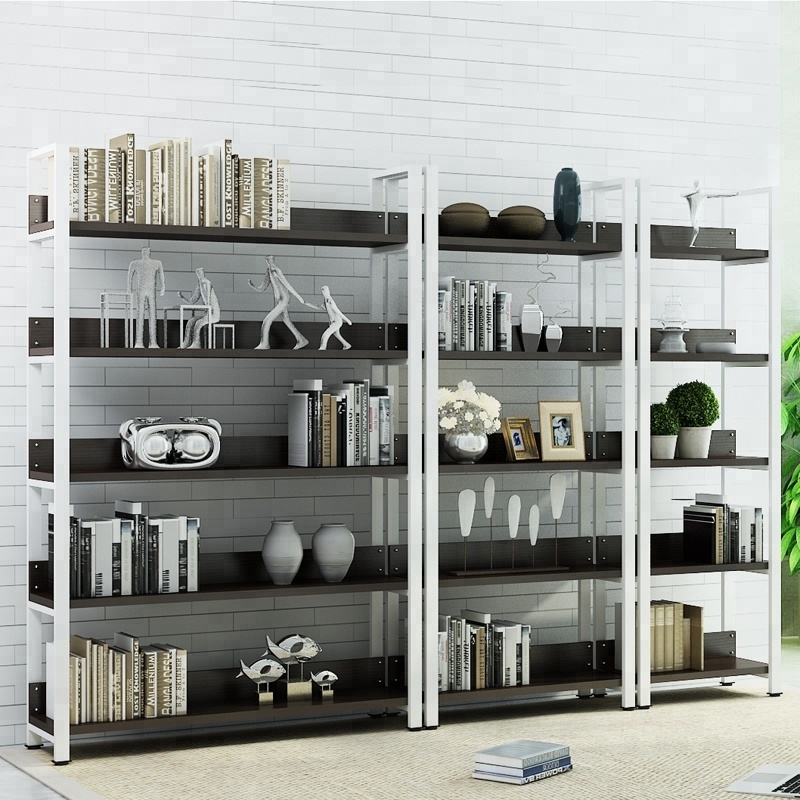 portable home furniture modern metal book shelf bookcase for adults