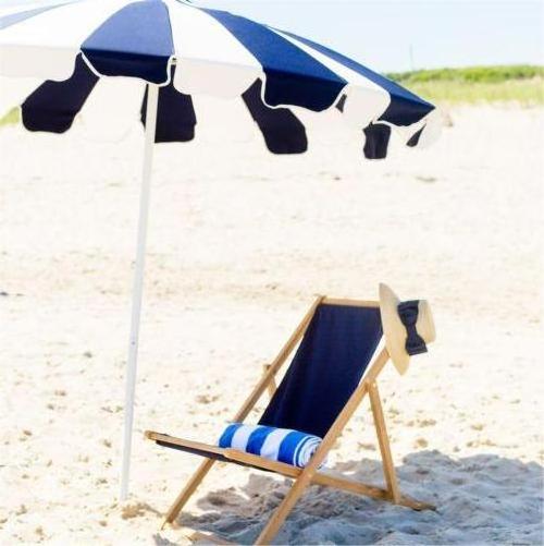 Wholesale Outdoor Portable Low Garden Adjustable Nylon Lounge Fabric Sea Umbrella Wood Fold Beach Chair