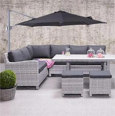 Hot Sell Modern Corner Nordic Home Lounge Rattan Circle Wicker Patio Sectional Outdoor Garden Sofa