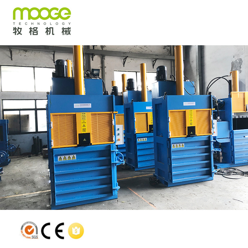 Vertical Hydraulic Cardboard Box Baling Press Waste Paper Baler Machine