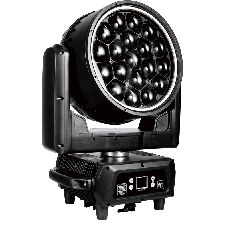 Chinese Supplier IP65 19x40W DMX Bee Eye with Lens Rotation and Halo Ring Effect Rotation Light for Stage