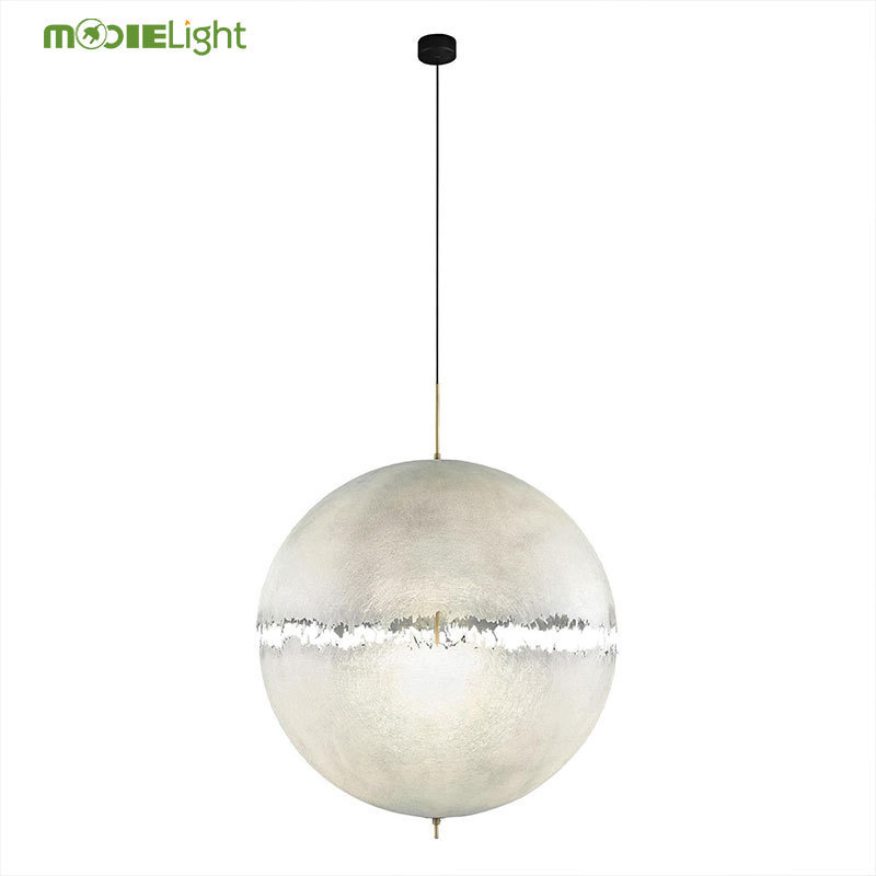 PostKrisi Pendant Lamp Led Marble Kitchen Island Lighting White Glass Dome Art Deco Hanging Light Fixtures