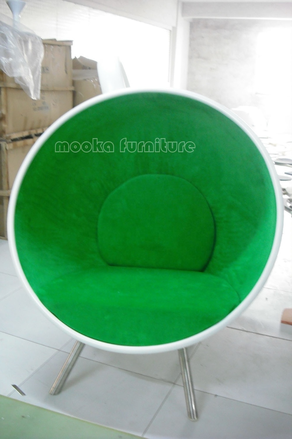 Color optional creative cafe teacup chair fiberglass coffee cup shaped chair