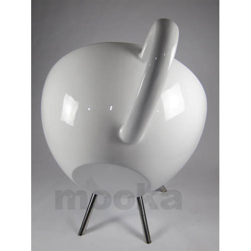 Coffee shop furniture fancy and modern teacup shaped cafe chair fiberglass coffee cup chair