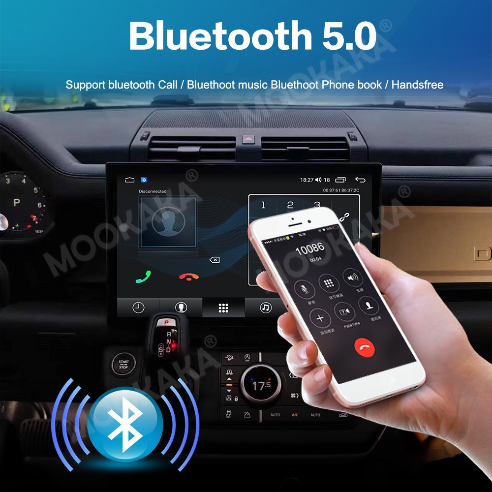 Qualcomm No Coding 13.3 Inch Car Radio For Land Rover Defender 2020-2024 Car Video Player CarPlay GPS Navi Head Unit Car Tuning