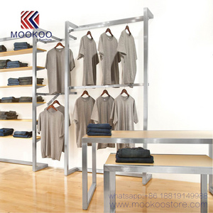 Retail Garment Display Table Clothing Store Display Rack