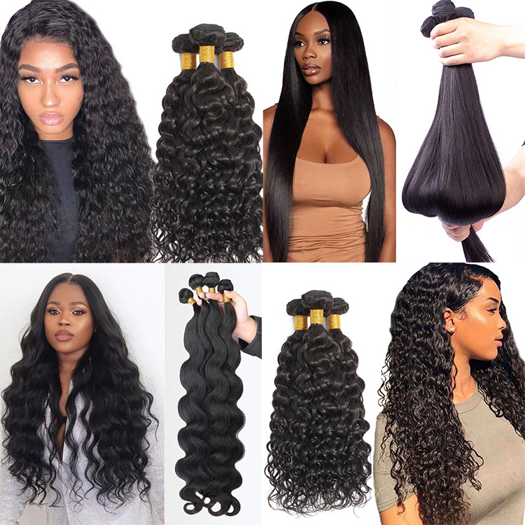 Wholesale Cambodian Cuticle Aligned Hair Vendors Peruvian Hair Weave Bundles, Virgin Raw Brazilian Human Hair Bundle