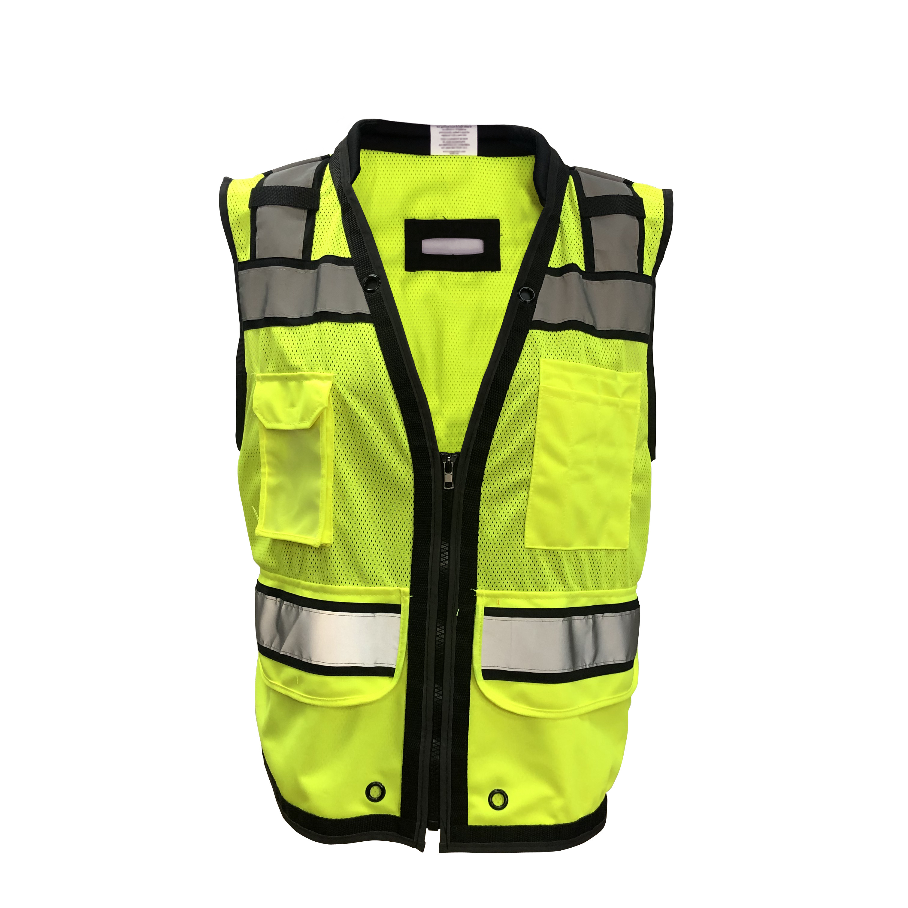 Safety Vest Construction Work Wear Shirts Reflective Shirt Custom Work Winter High Visibility Jacket Cycling Mesh Safety Vest B