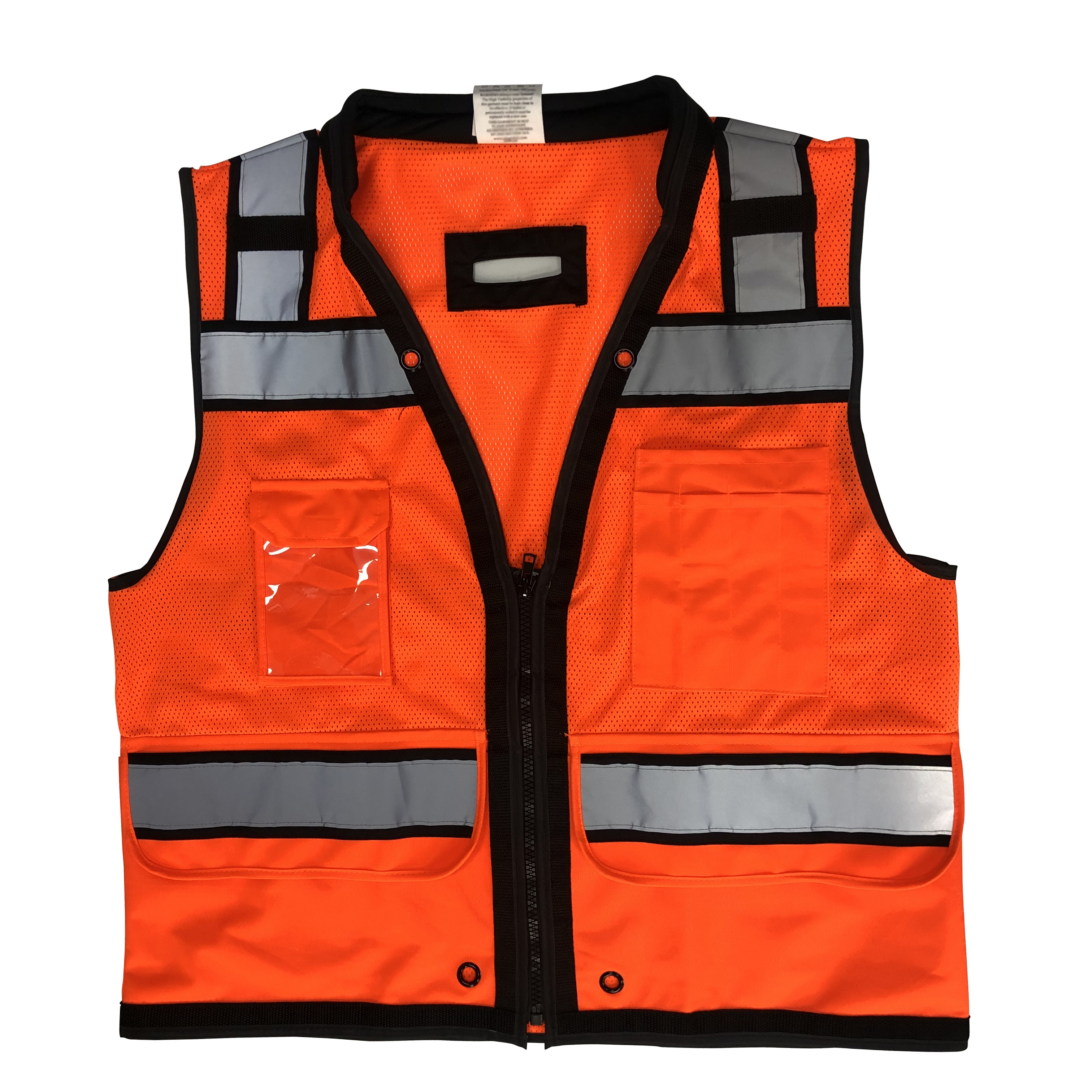 Safety Vest Construction Work Wear Shirts Reflective Shirt Custom Work Winter High Visibility Jacket Cycling Mesh Safety Vest B