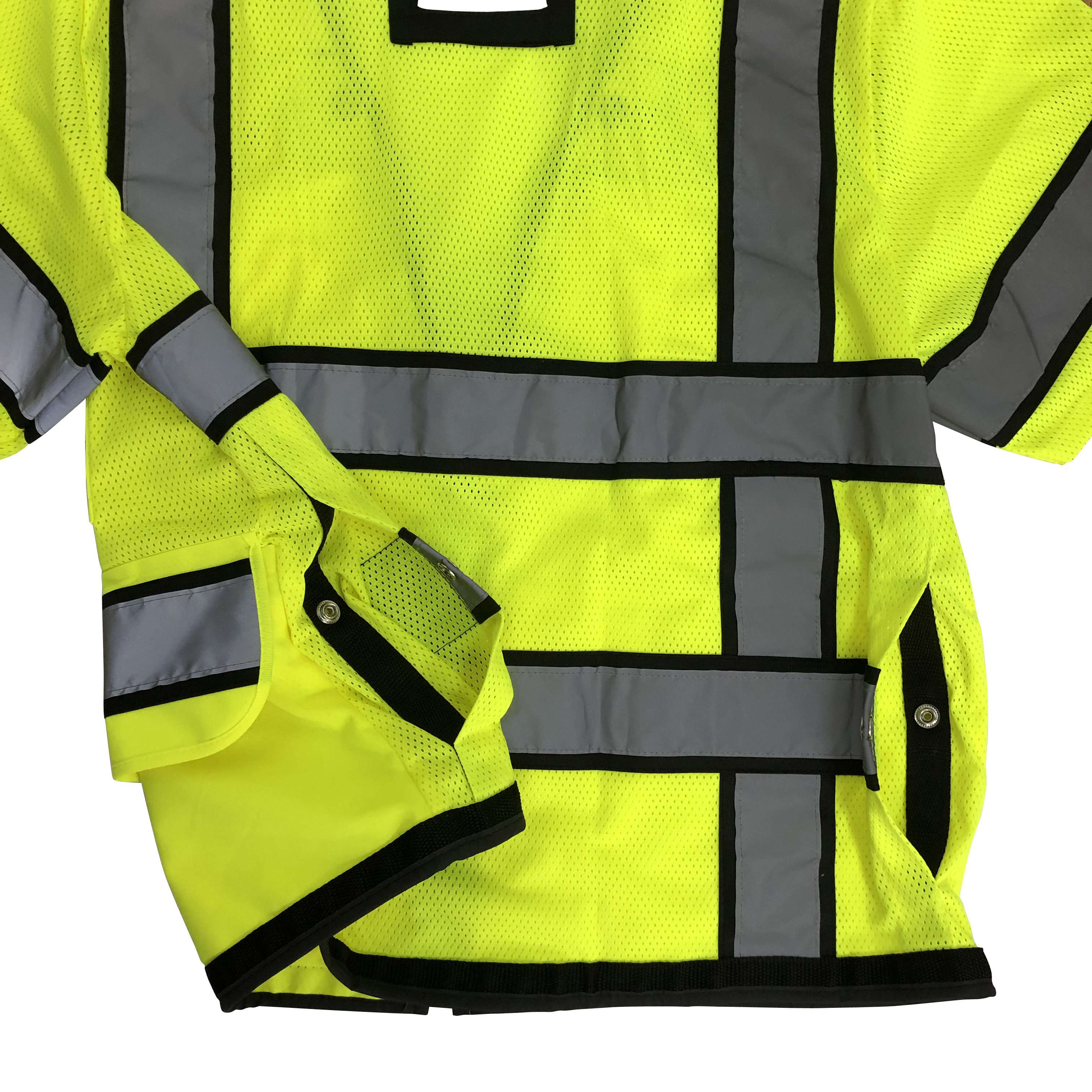 Hight Visibility Orange Fr Workwear Polo Shirts Short Sleeve Neon Safety Vest Ansi 2 Construction Reflective Workwear Shirt