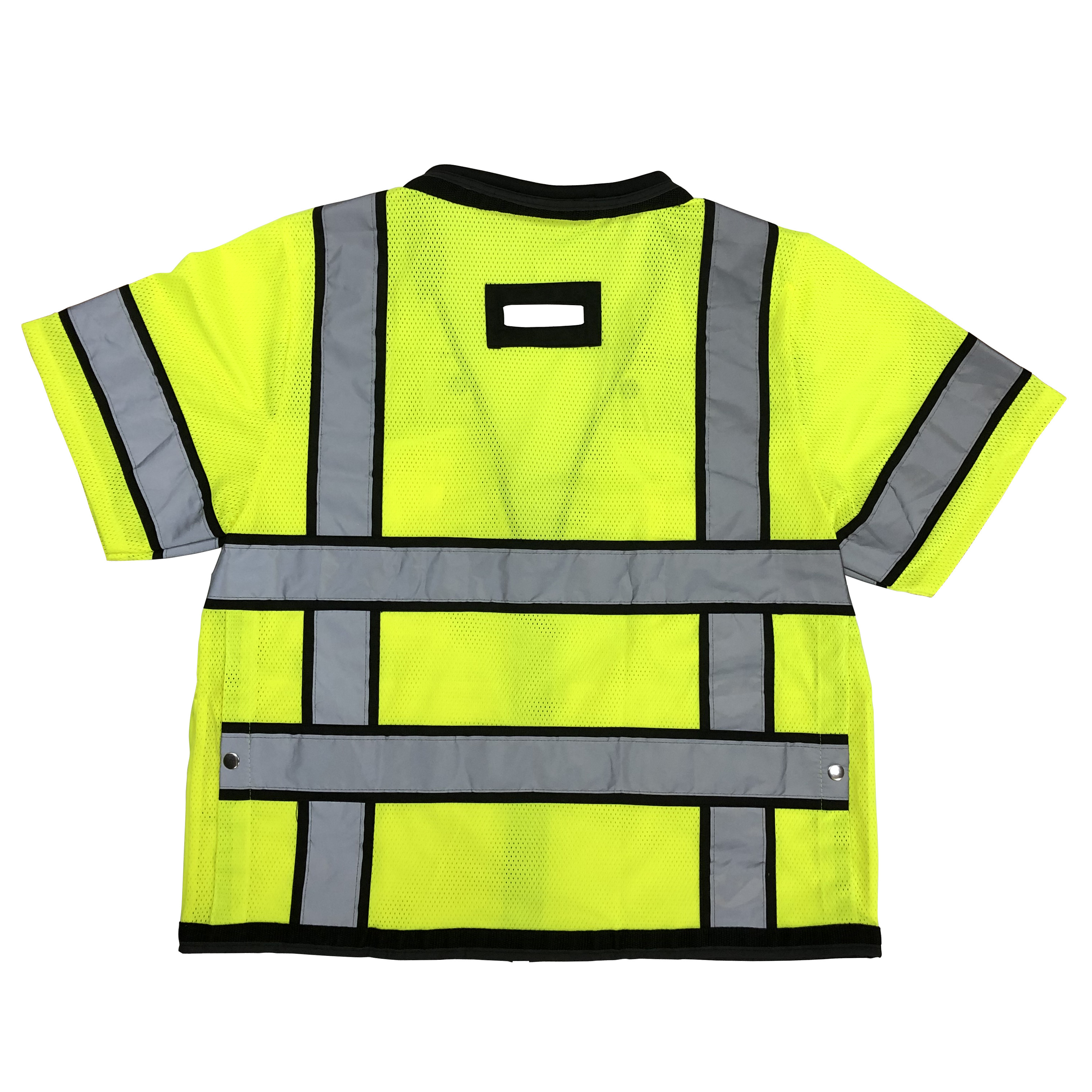 Hight Visibility Orange Fr Workwear Polo Shirts Short Sleeve Neon Safety Vest Ansi 2 Construction Reflective Workwear Shirt