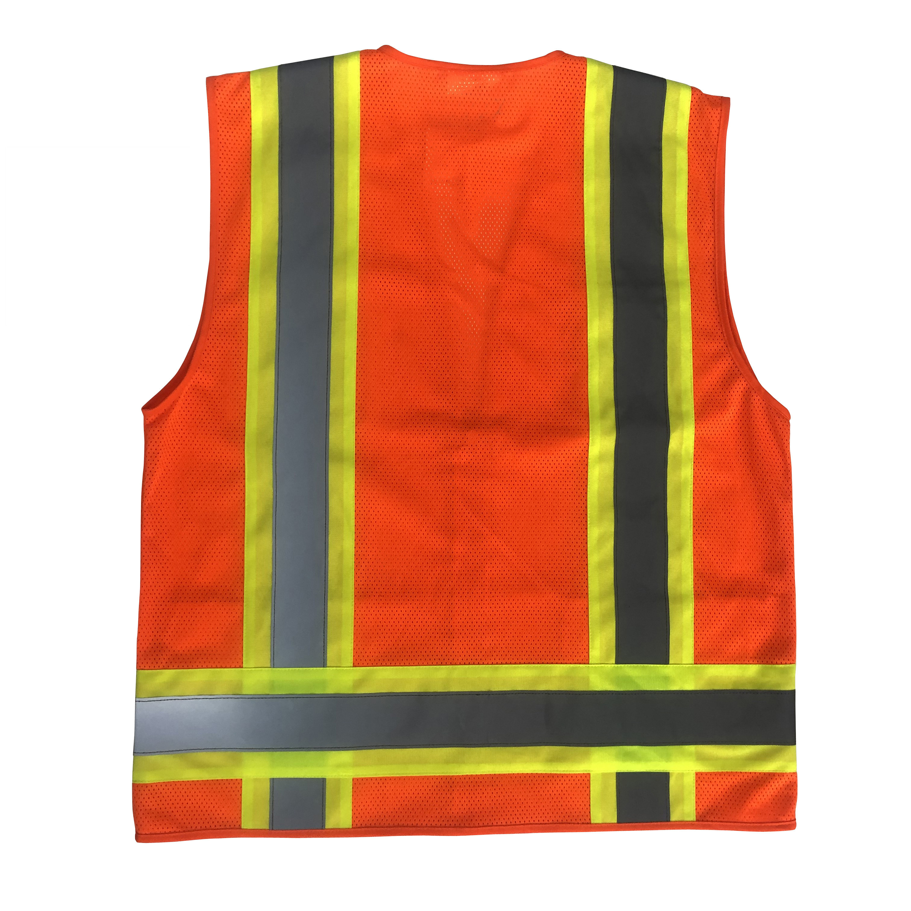 Direct Selling Women Security Shirt Outdoor Safety Yellow Vest