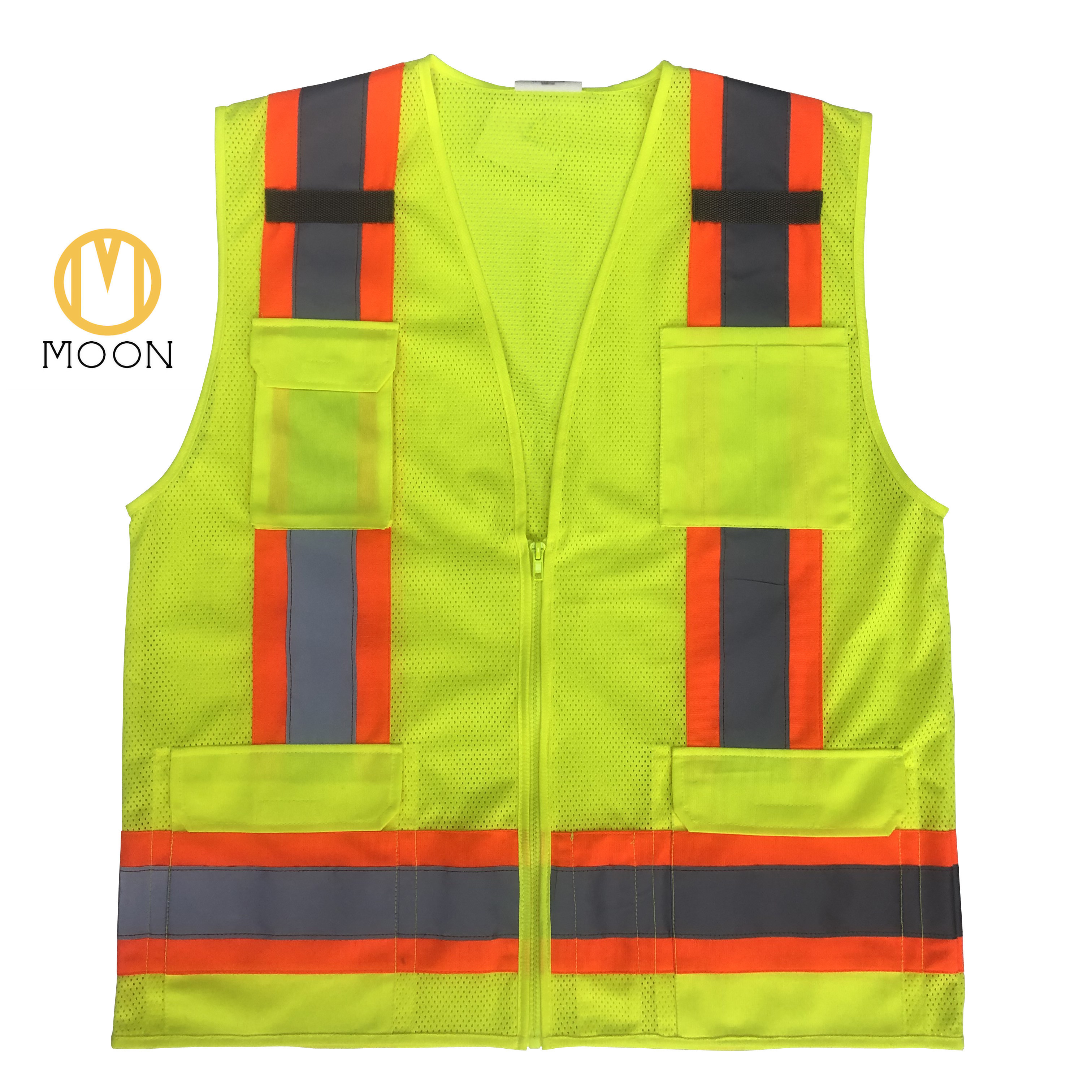 Direct Selling Women Security Shirt Outdoor Safety Yellow Vest