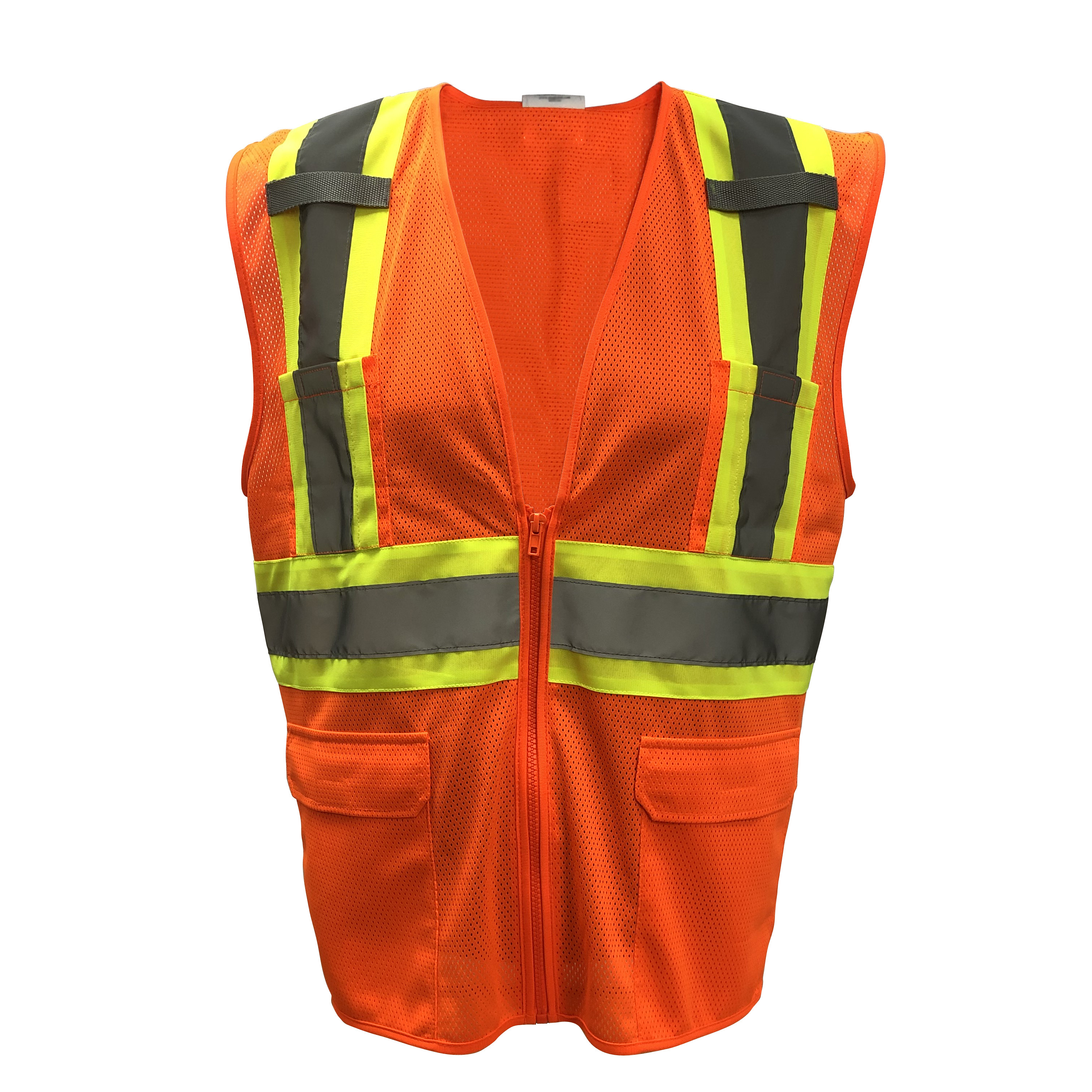 High Quality Hi Vis Construction Vest Reflective Purple Safety Vest With Custom Logo