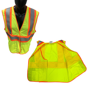 Customized Logo Construction Security Outdoor Jacket Reflective Clothing Safety Reflector Vest Hi Vis Warehouse Vests