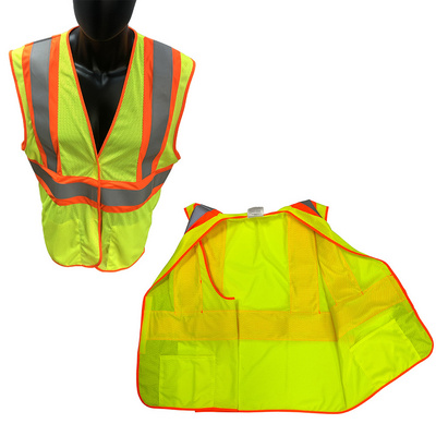 Customized Logo Construction Security Outdoor Jacket Reflective Clothing Safety Reflector Vest Hi Vis Warehouse Vests