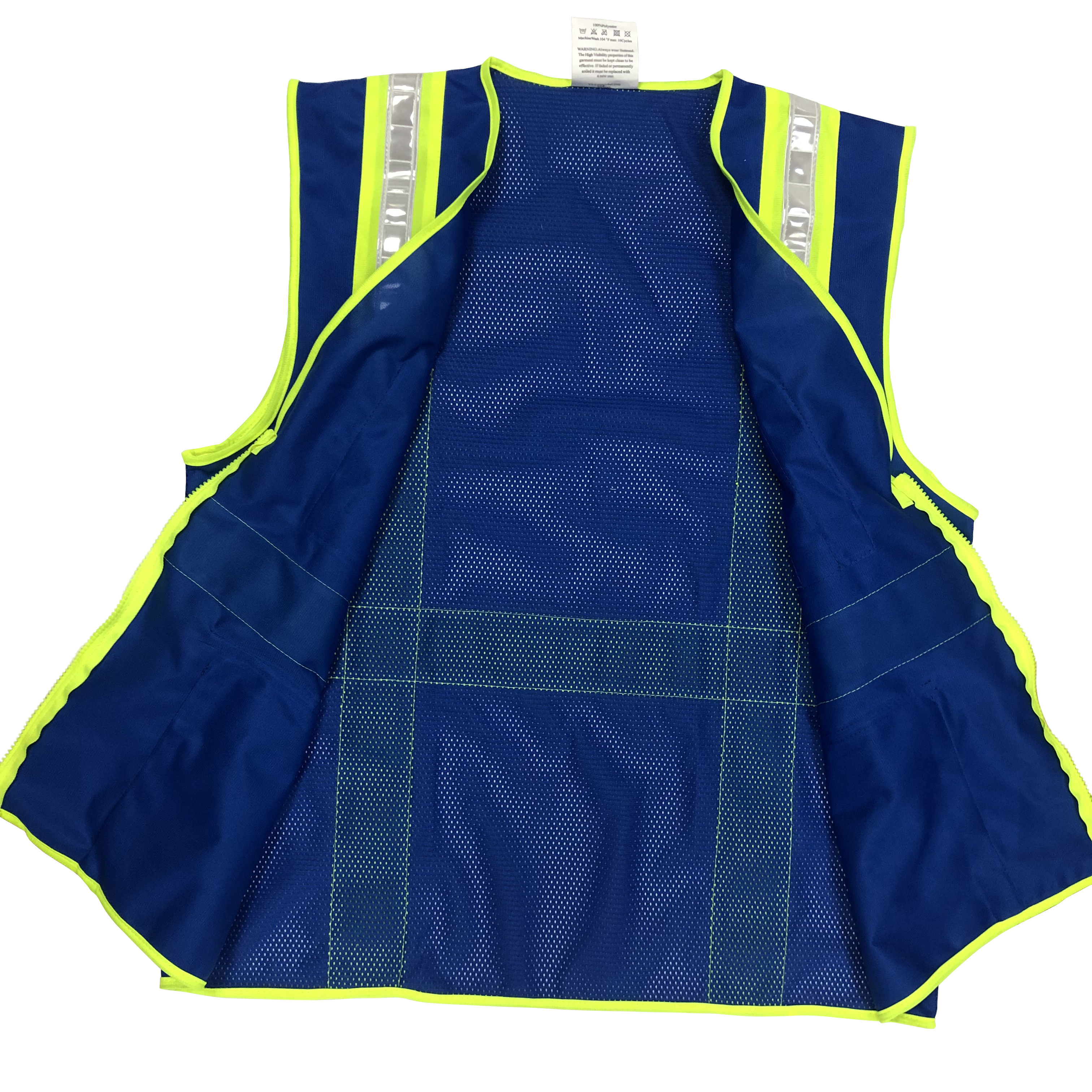 Multi-Colour Work Saftey Wear Customizable Reflective Vest Gray Color Construction Reflective Safety Clothing Quick-Dry