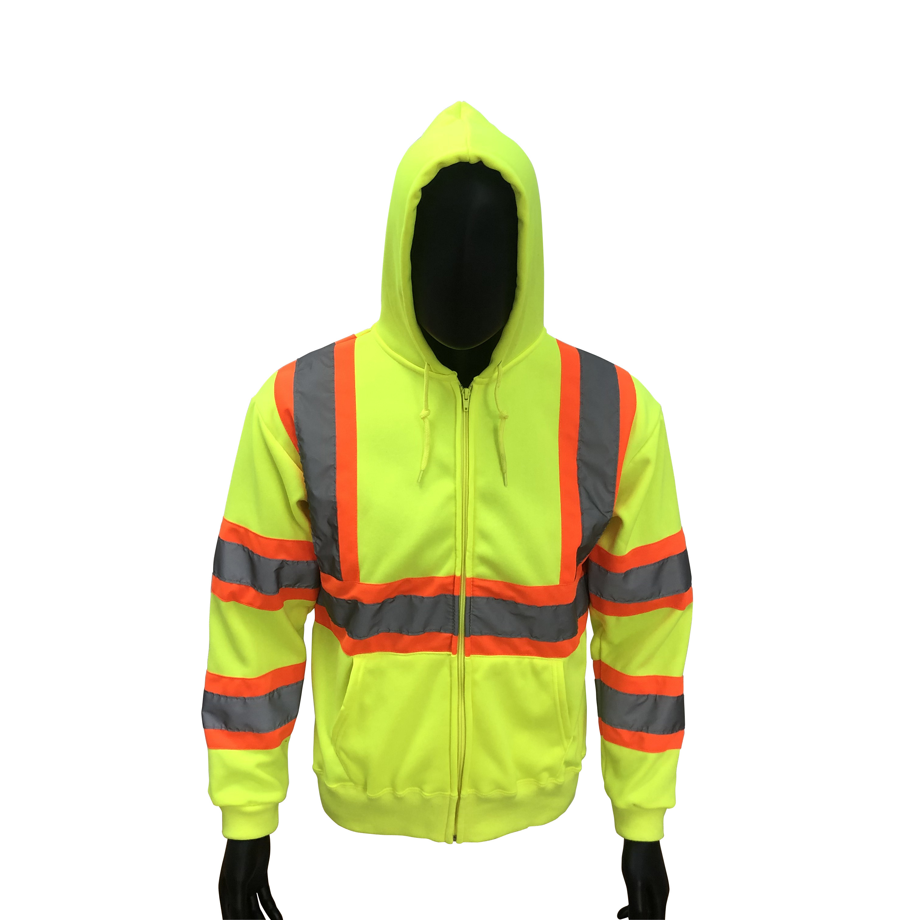 Safety Clothing High Visibility Vest Safety Apparel Full Zip Construction Clothing Workwear High Definition Safety Clothing