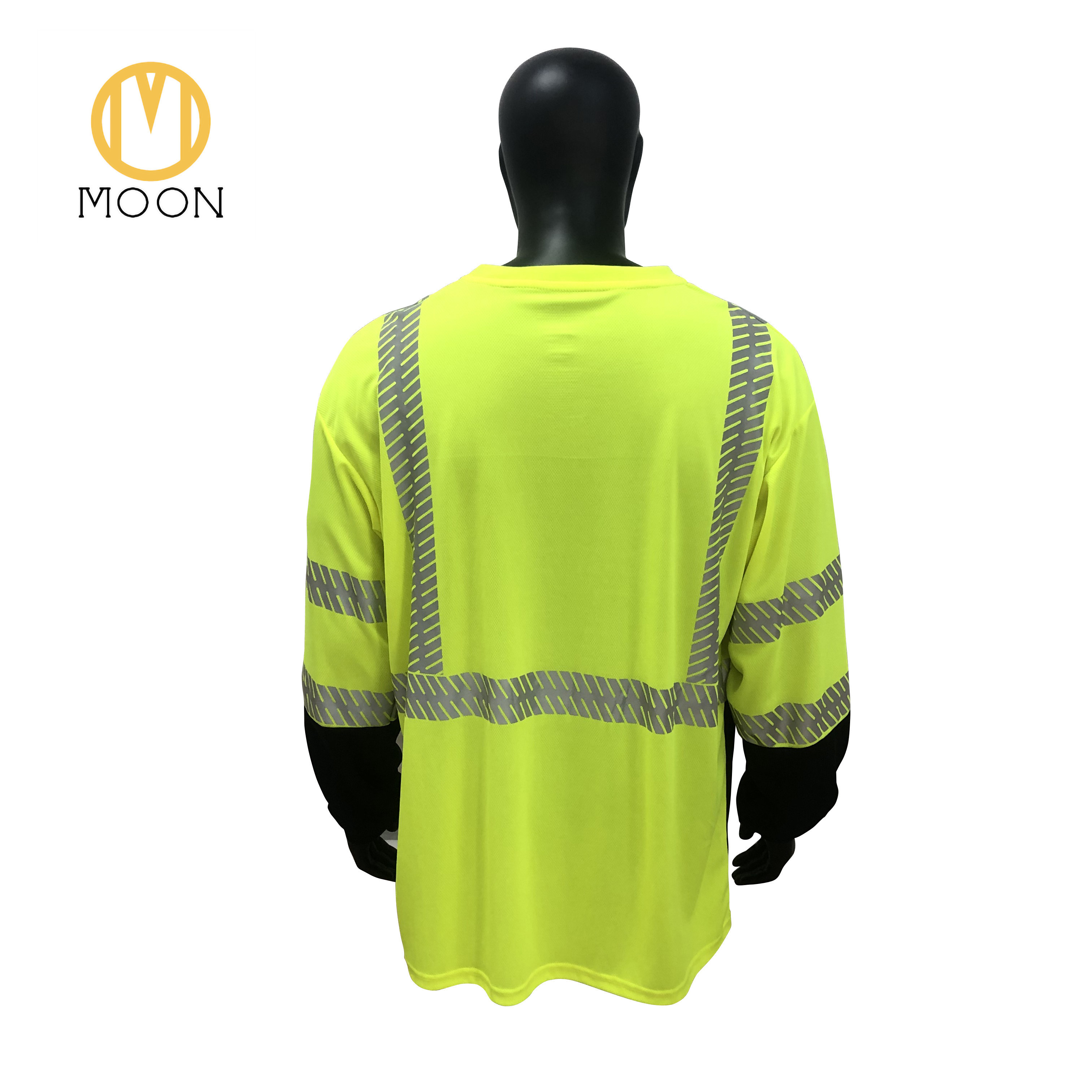 Custom Safety Waistcoat High Reflective Work Uniform Men's Hi Vis Construction  Long sleeve T-Shirts Jacket reflective workwear