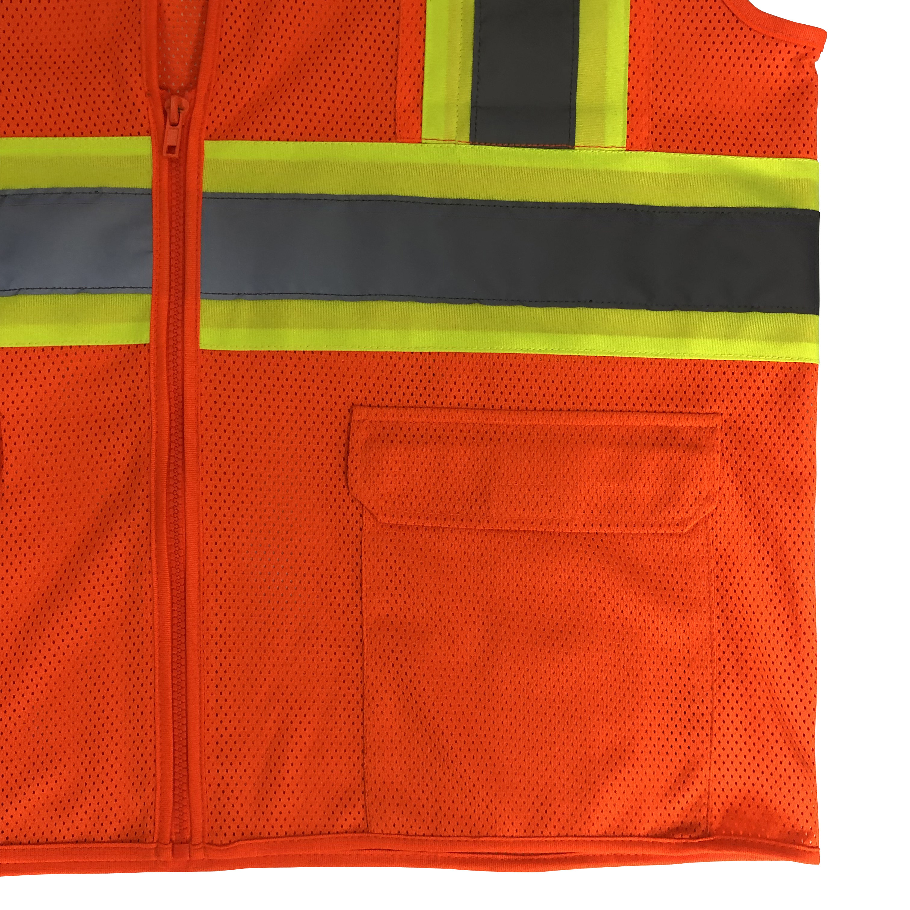 Reflective Saftey Clothing Mesh Polyester Fluorescent Yellow Vest Paramedic Safety Ves First Aid Vest