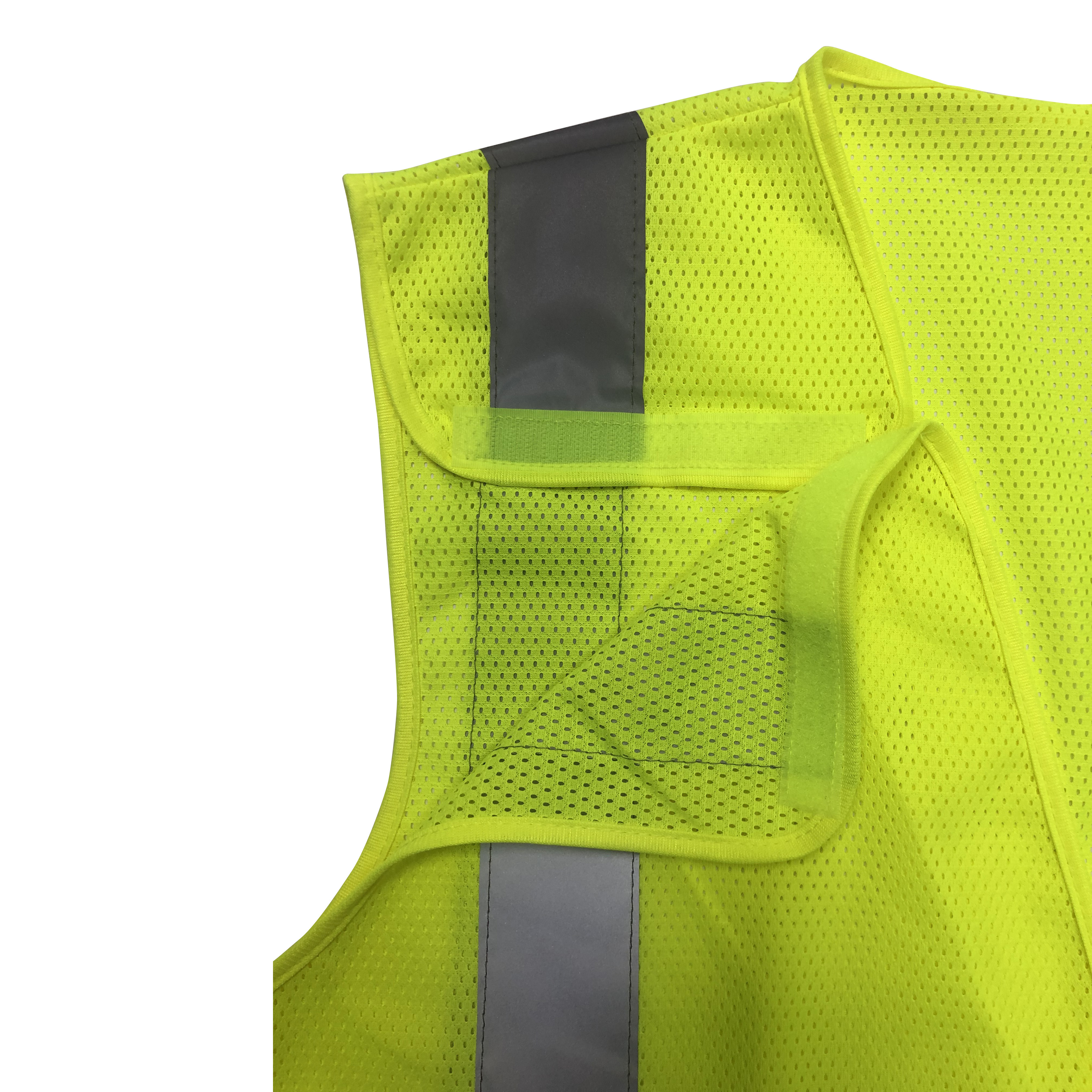 Wholesale High Visibility Safety Polyester Vest Breakaway Safety Vestone Size Fits Airport Safety Vest With Pockets