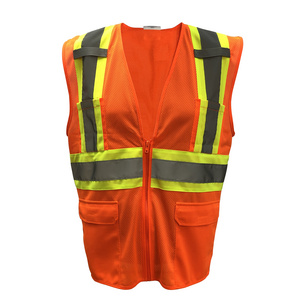 Factory Workwear Ansi Mesh High Vis Women Reflective Vest Free Sample Reflective Safety Vest Jacket Pink Safety Vest