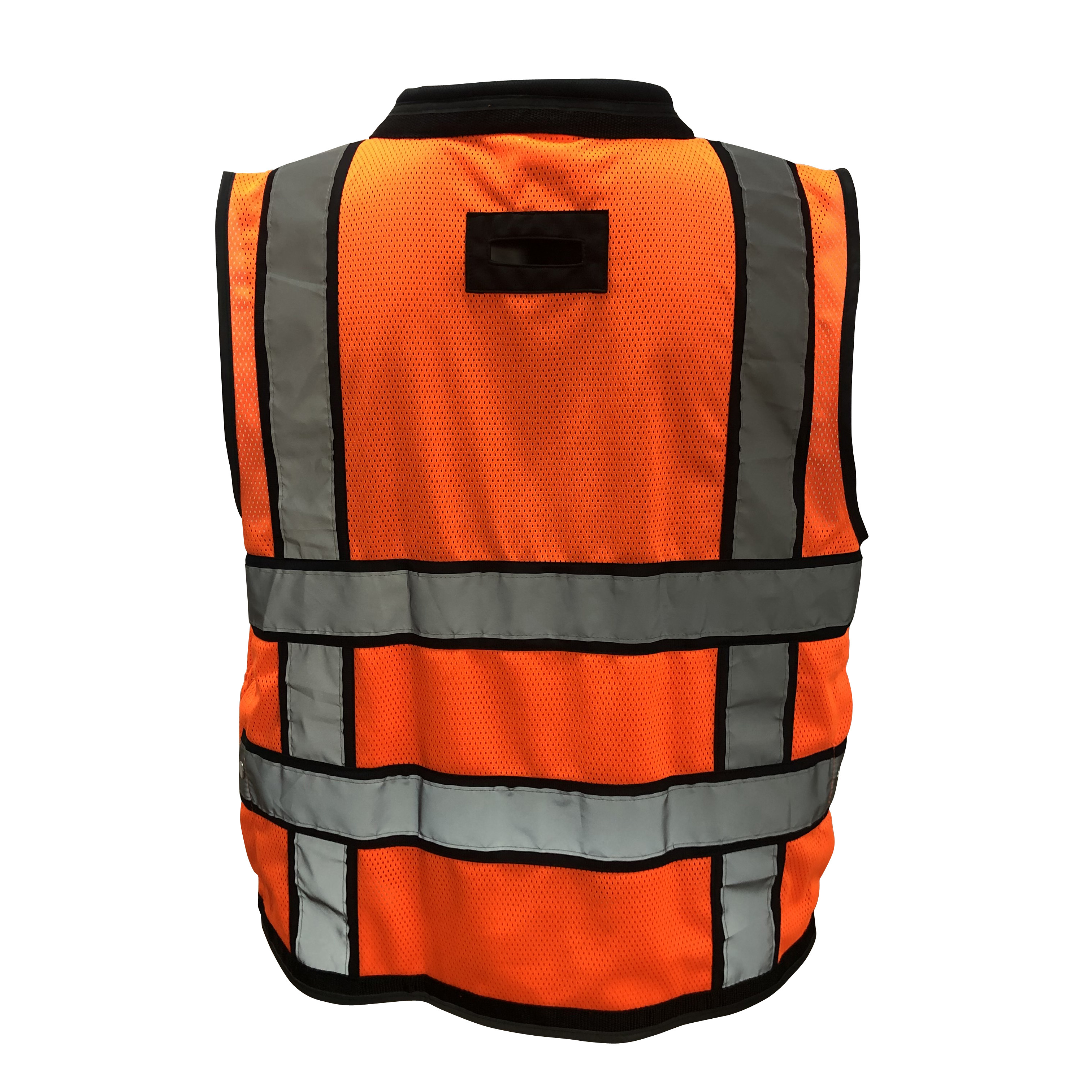 High Visibility Vests Reflective Short Running Vest Men Reflective Vest Orange With Logo