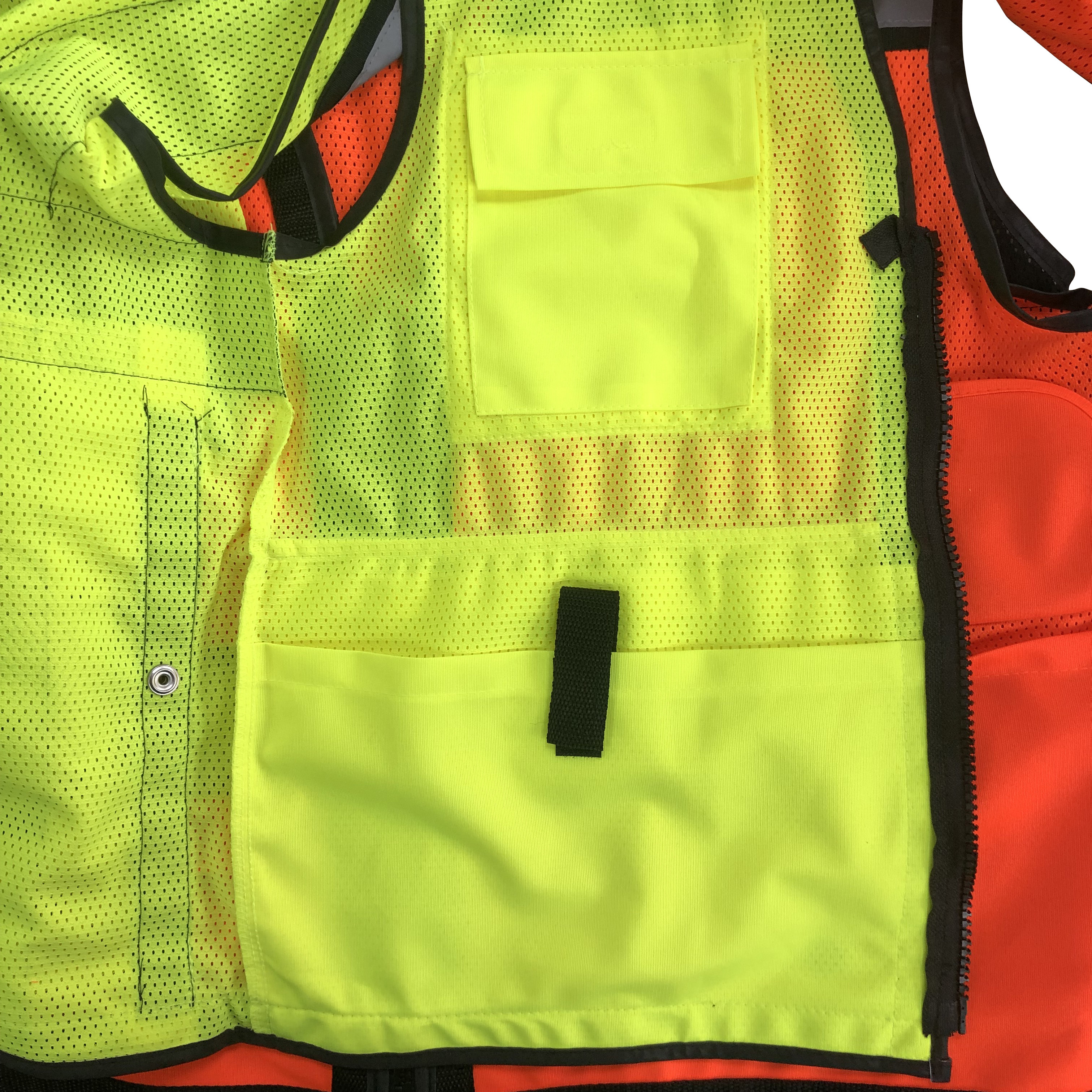 High Visibility Vests Reflective Short Running Vest Men Reflective Vest Orange With Logo