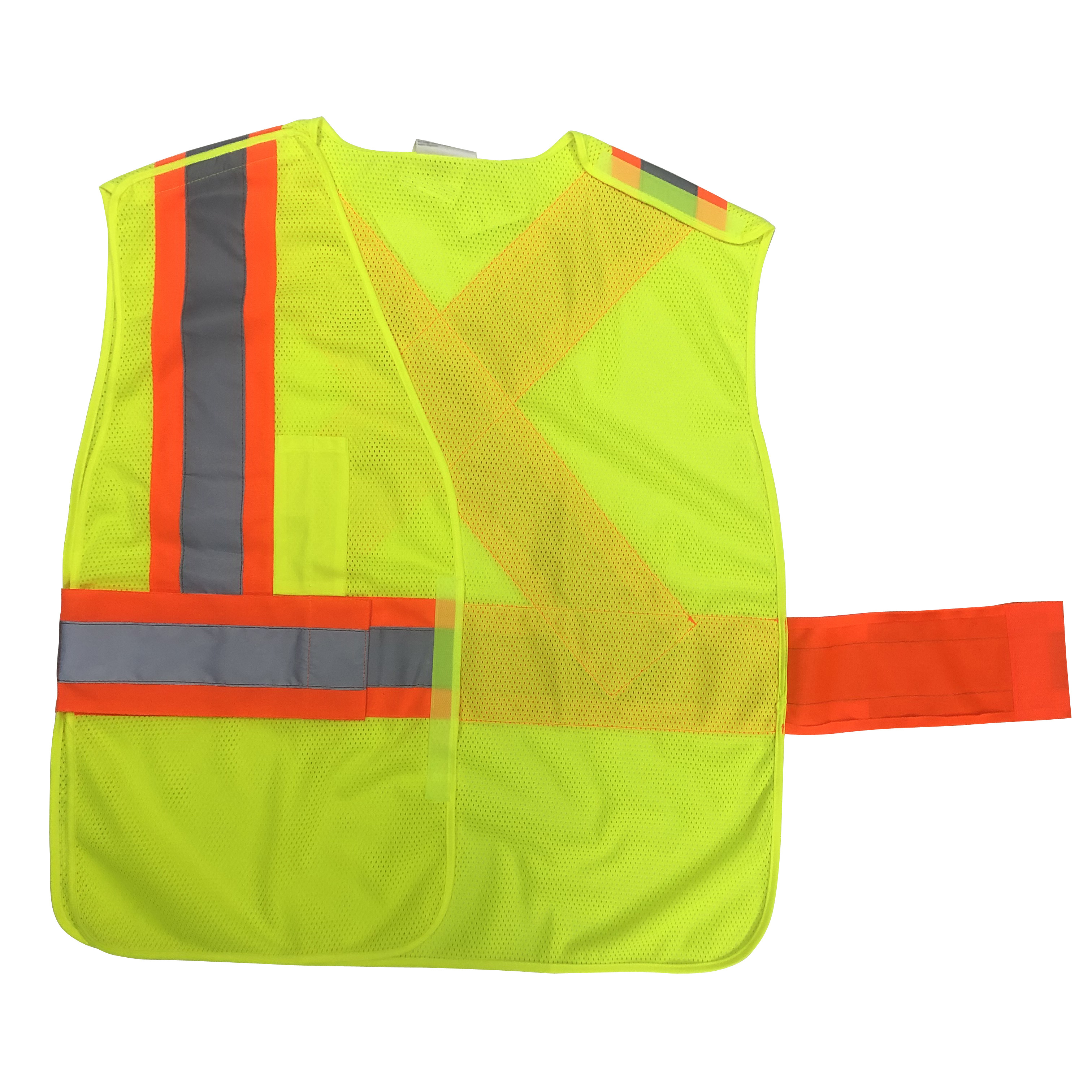 Multi Pockets Safety Vest High Visibility Class 3 Colorful Reflective Vest Man Construction Yellow Safety Vests