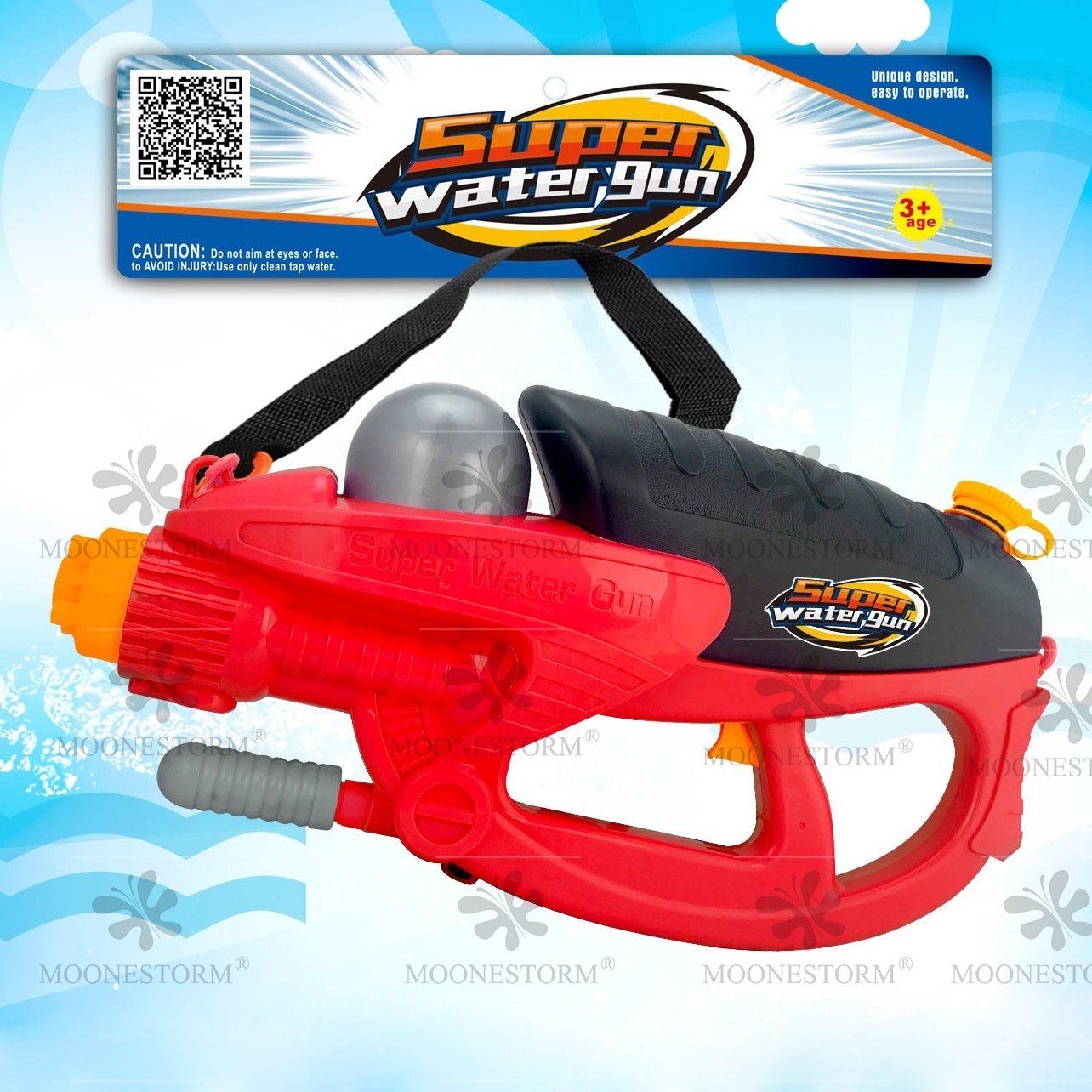 Songkran Water Gun Festival 3300ML Powerful Water Gun Toy Summer Beach Fun Splashing High Pressure Water Gun for Kids