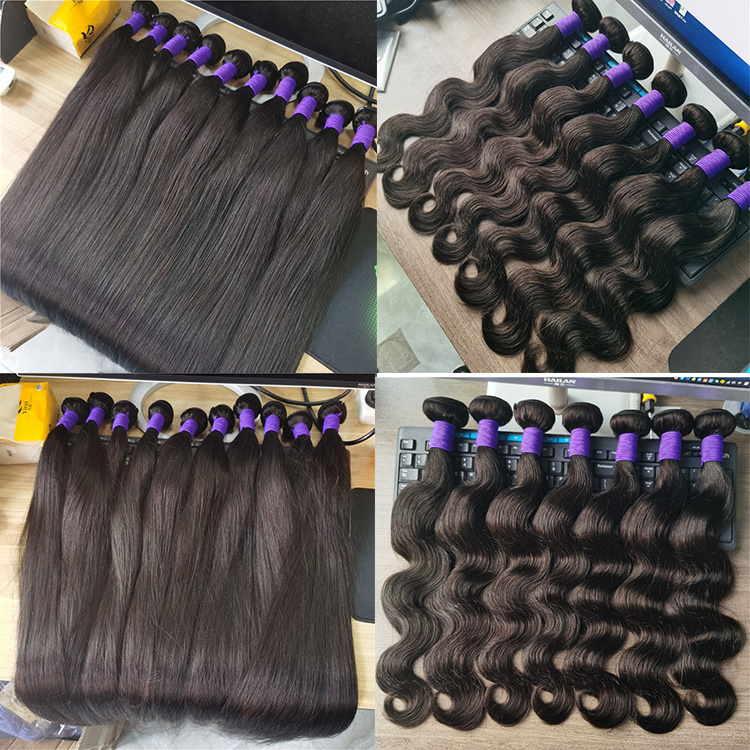 Free Sample 10A 12A Raw Indian Virgin Cuticle Aligned Bundles Human Hair Extensions Vendor Mink Brazilian Hair From Single Donor