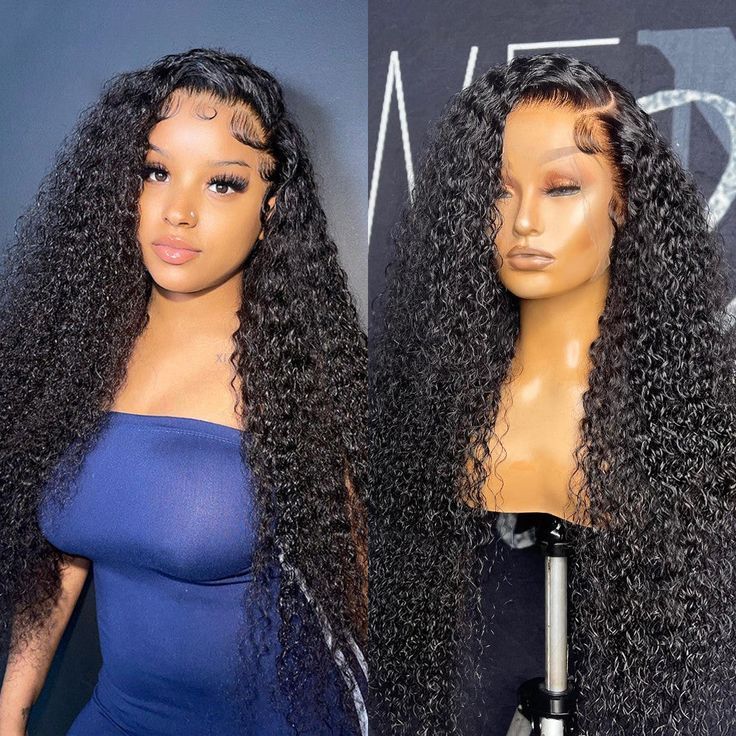 Brazilian Virgin Raw Human Hair Wigs Pre Plucked Transparent Lace Front Afro Kinky Curly Wig Bleached Knots Hd Lace Frontal Wig