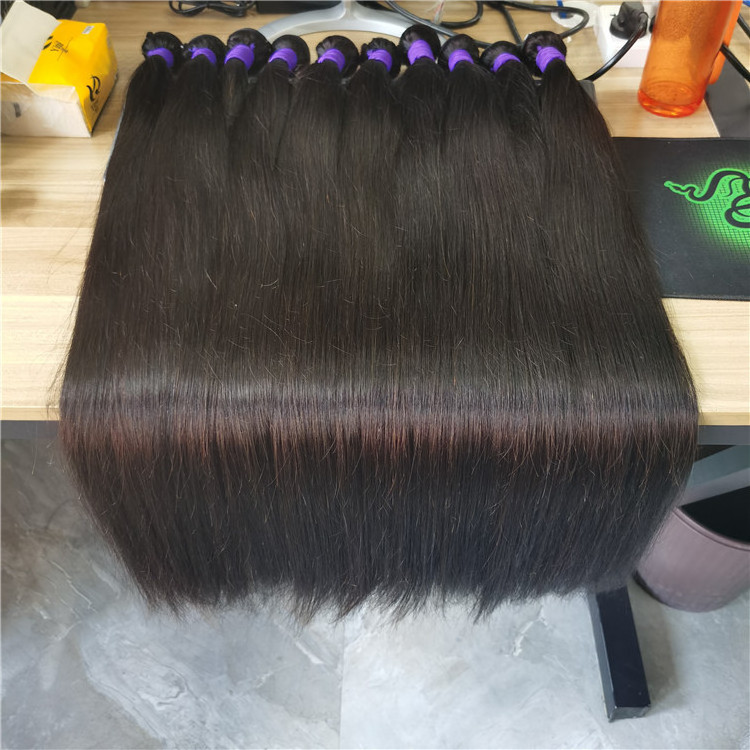 Cuticle Aligned Human Hair Extension Raw Indian Remy Hair Bundles Vendor 10A Unprocessed Align Virgin Vietnamese Hair