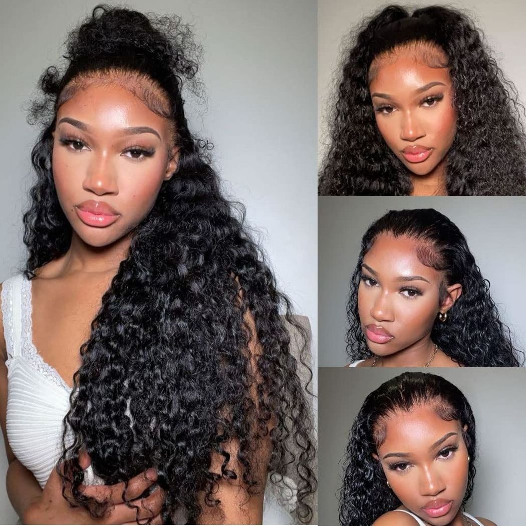 360 Water Wave Lace Front Wig Hd Wate Wave Lace Frontal Brazilian Wigs For Black Women Human Hair 13x4 13x6 Curly Human Hair Wig