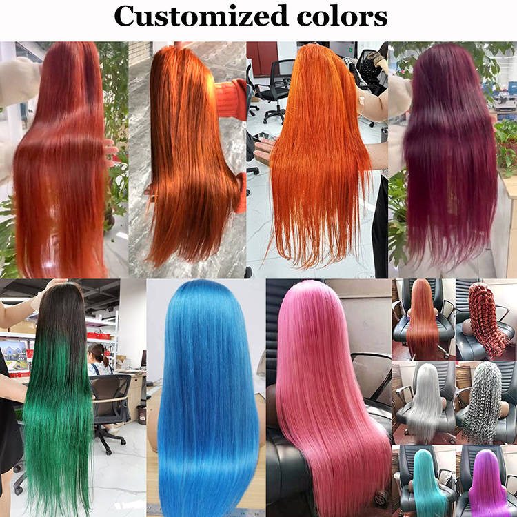 Raw South East Asian Hair Vendor Transparent Hd Lace Wigs for Women Glueless Lace Front Wigs