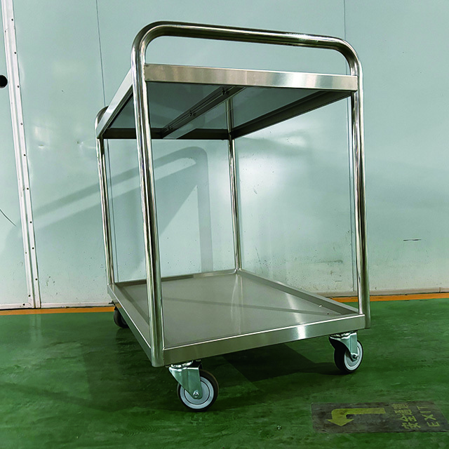 Hotel restaurant business room service cart stainless steel trolley mobile food kitchen trolley