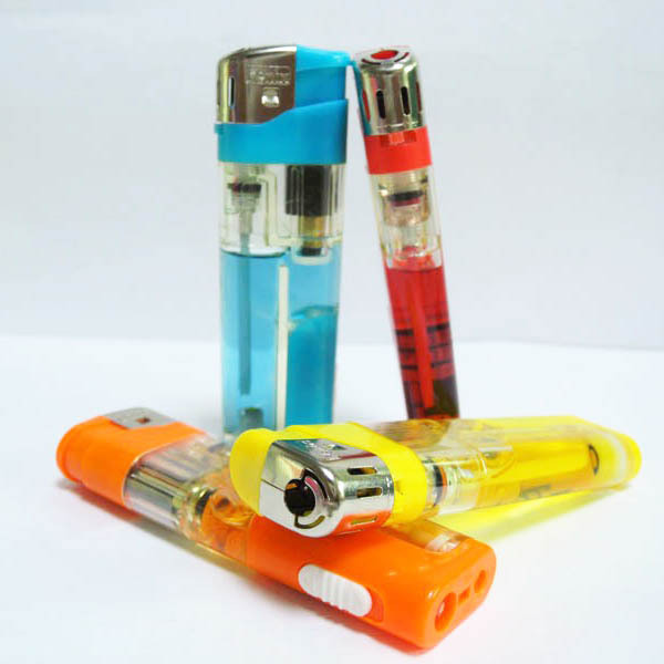 cheap kerosene lighter LED light cigarette lighter Refillable gas lighters smoking accessories