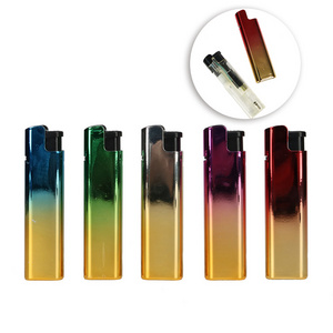 high quality cheap price windproof customer logo gas encendedor shell metal cigarette lighters