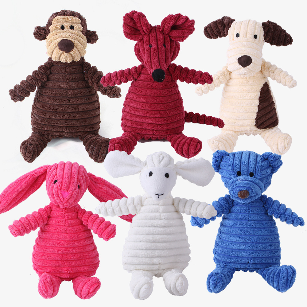 2023 Hot Sale super choice Knit Soft Plush Stuffed cat toys wholesale dog chew toys pet supplies plush pet toys