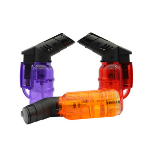 Factory wholesale cigar windproof flame butane jet torch lighter