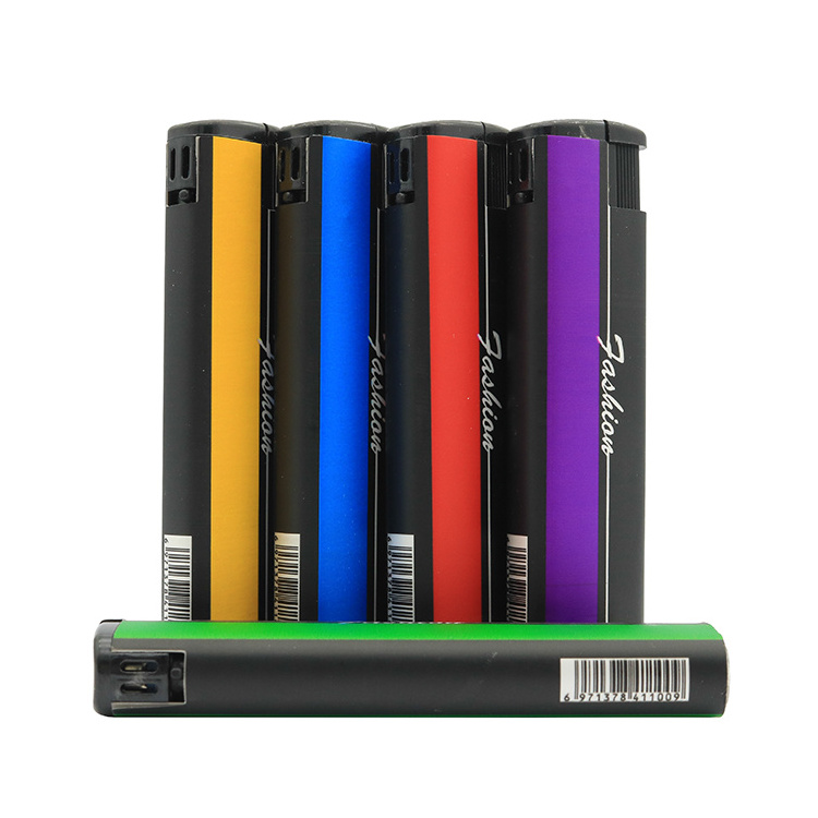 Cheap promotional electronic lighter wrap windproof lighters