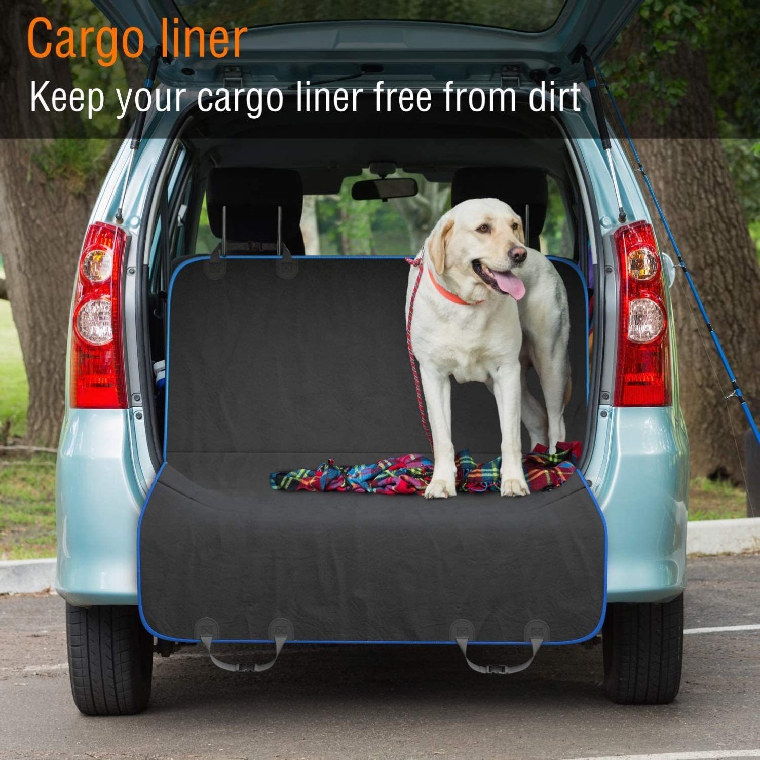 2 colors Wear-resistant pet car cover mat dual-purpose rear dog seat wholesale double-layer car dog pet pad