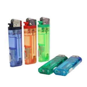 Custom Portable Led Lighters long lasting cigarette Lighters wholesale Filling gas flint lighter